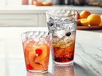 Snowflake Clear Reusable Plastic Tumblers – Set of 12 (16 oz & 24 oz)