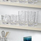 Shatter-Proof Reusable Plastic Tumblers – 10 oz & 16 oz set of 8