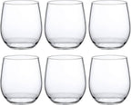 Cindy Unbreakable Tritan Stemless Wine Glasses – Set of 6 (14 oz)