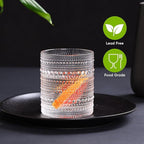 Hobnail Boho Drinking Glasses – Set of 12 (12 oz Highball & 10 oz Cocktail)