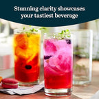 Heavy Base Drinking Glasses – Set of 8 (15.5 oz)