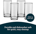 Heavy Base Drinking Glasses – Set of 8 (15.5 oz)