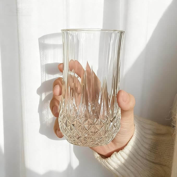 Curvature Drinking Glasses – Set of 8 (11 oz & 7 oz)