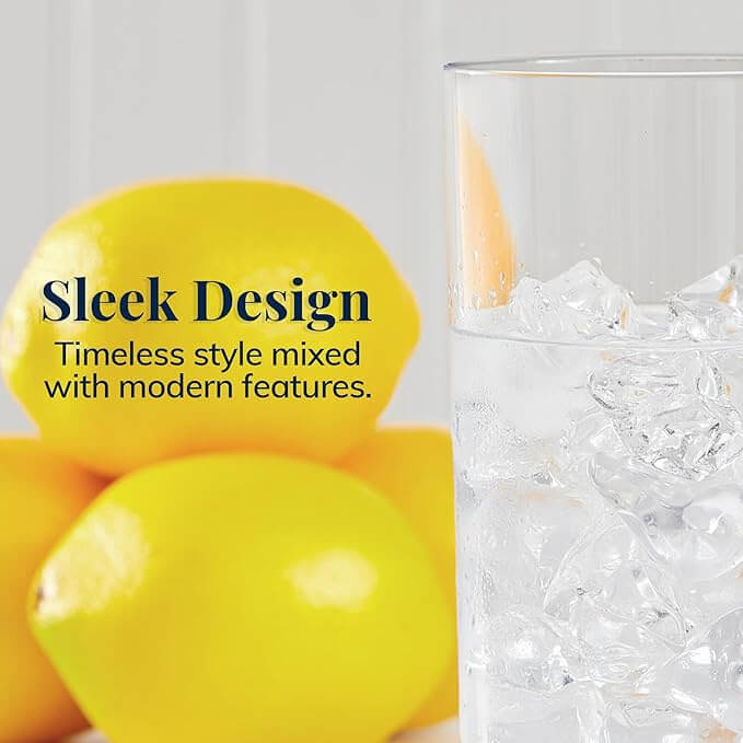 Classic Clear Plastic Reusable Tumblers – Set of 6 (16 oz)